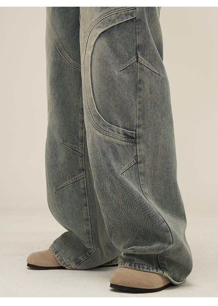 Niche Straight Leg Jeans For Man