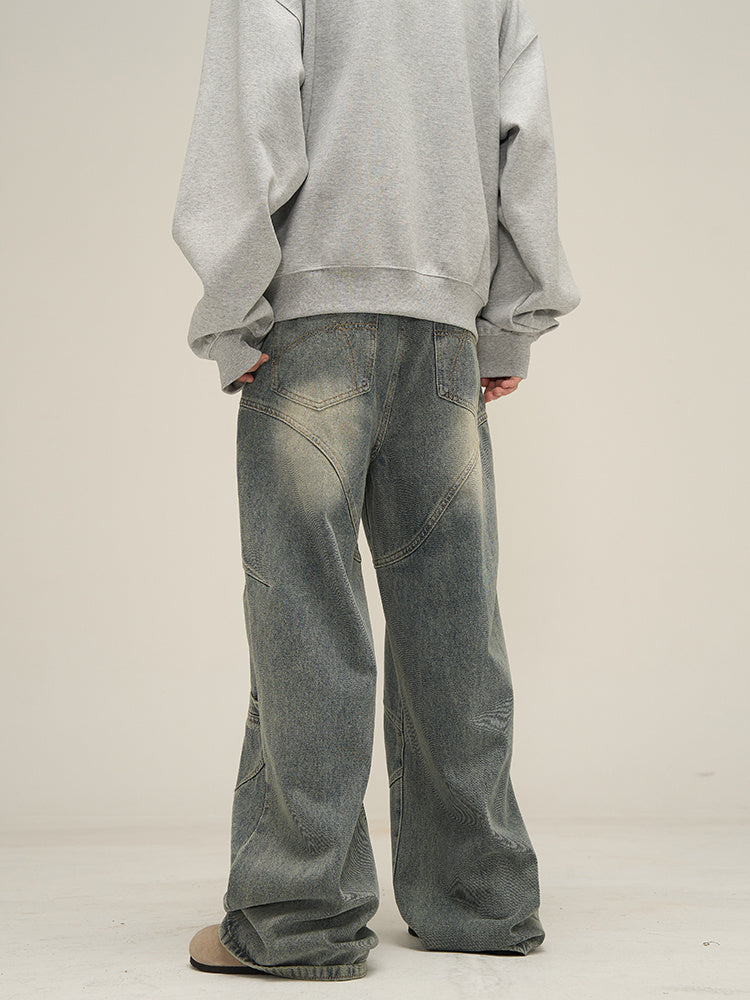 Niche Straight Leg Jeans For Man