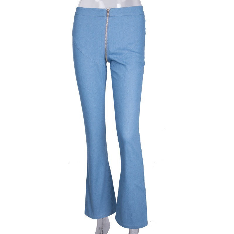 Zipper skinny jeans For woman