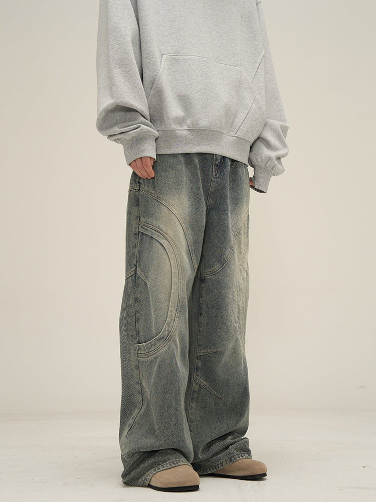 Niche Straight Leg Jeans For Man