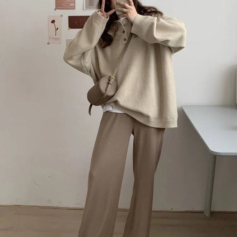 Hundred Towers Long Sleeve Polo Top Woman