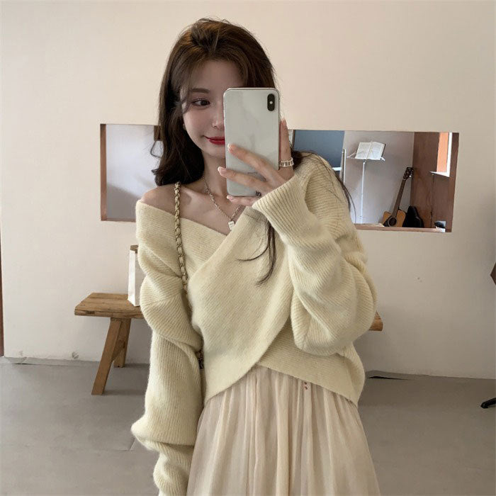 Fashion Winter Slouchy Top Woman
