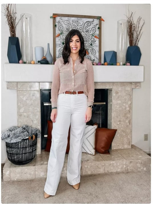 High Waist Wide Leg Pants For Women
