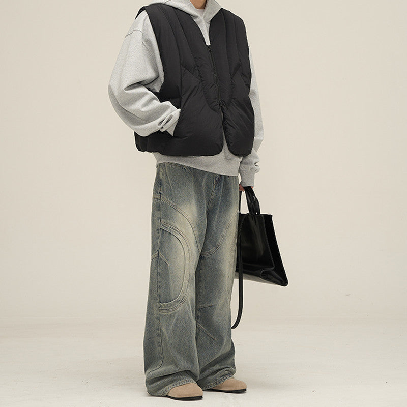 Niche Straight Leg Jeans For Man